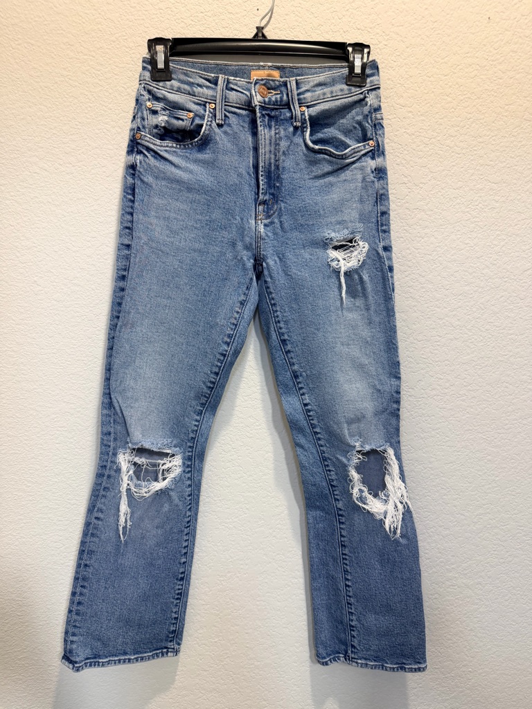 Mother Jeans The Insider Ankle In Bloom And Doom Size 24